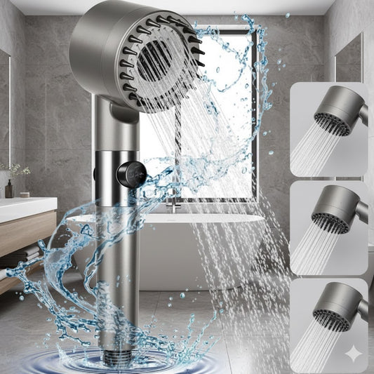 High-Pressure Filtered Shower Head | 3 Spray Modes